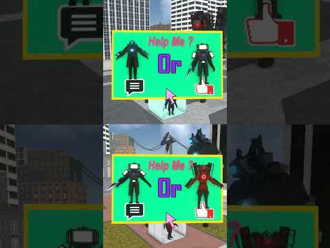 Help Titan TVman & Titan Speakerman guess the object #short film #funny #skibiditoilet