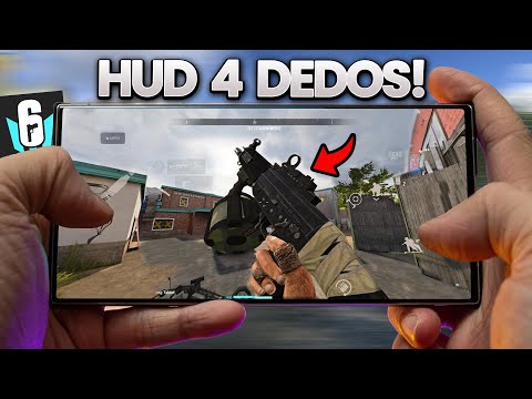 O MELHOR HUD para o RAINBOW SIX MOBILE?! *HUD de 4 DEDOS FÁCIL*