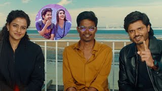 Director & Producer Aditya Hasan, Anand Deverakonda & Vaishnavi Chaitanya For Little Hearts