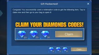 HOW TO CLAIM YOUR FREE DIAMOND CODES EVERY DAY IN MOBILE LEGENDS