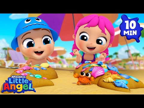 Mermaids At The Beach! | BABY JOHN™ Playtime Kids Songs & Nursery Rhymes | Little Angel