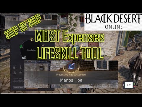 Black Desert Online (BDO) How To Create MANOS HOE ? (...