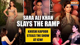 ICW 2025: Sara Ali Khan and Khushi Kapoor Dazzle on the Ramp with Style and Elegance