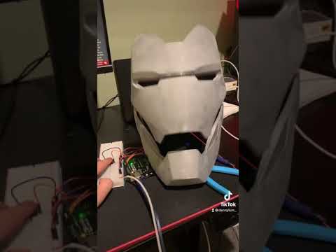 Ironman Helmet Creation MK85 #shorts