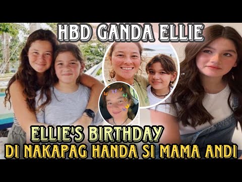 Andi Eigenmann napakasimple lang hindi na ipinaghanda si Ellie ngayong Birthday dahil nasa Manila