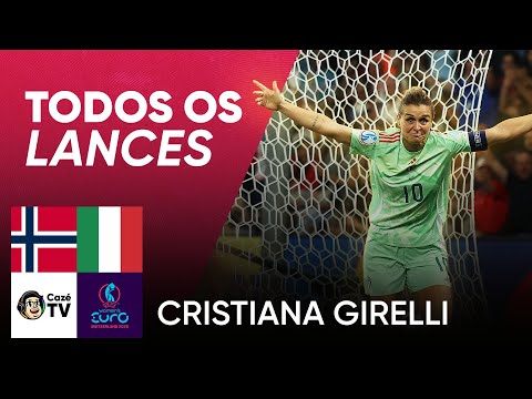 CLASSIFICOU NO ÚLTIMO LANCE! TODOS OS LANCES DE CRISTIANA GIRELLI | NORUEGA X ITÁLIA