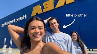 Andrew is a big baby so I had to help him move again