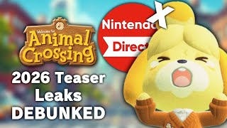 Animal Crossing 2026 Teaser Leaks DEBUNKED...