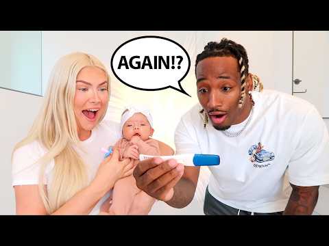 TAKING A LIVE PREGNANCY TEST...
