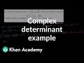 Evaluating Determinants and Complex Numbers