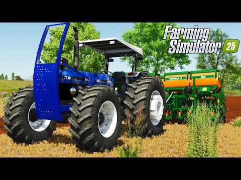 ALUGUEI UMA STARA CINDERELA DE 11 LINHAS PARA TESTE - Farming Simulator 25 - TERRAS ALAGADAS | EP.11