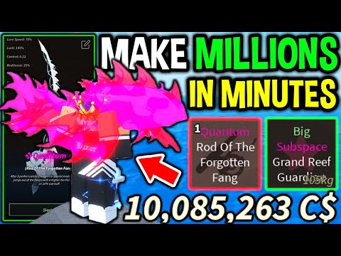 Make MILLIONS In MINUTES Using This CRAZY MONEY METHOD in Roblox Fisch..