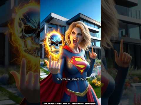 Supergirl ko ghost rider ka asli chehra teeno me se kon dikhayega #spidarman #shorts