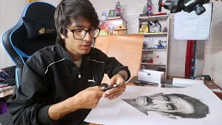How I Shade With Charcoal Pencils Only ?