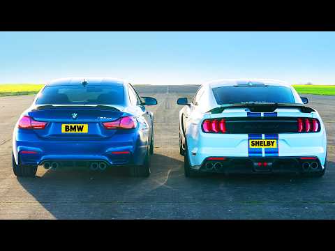 BMW M4 CS vs Shelby GT350: CORRIDA DE ARRANCADA