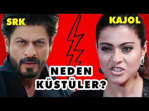 Shah Rukh Khan ve Kajol Neden Küstü? Yılların dostluğu bitti 😟 #shahrukhkahn #kajol #hintmagazin