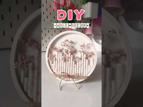 DIY Home Decor✨|| Easy Aesthetic Room Decor Ideas💐#shorts #viralshorts #homedecor #wallhanging #diy