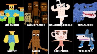 ALL NEW vs OLD Italian Brainrot Meme vs Roblox Steal Characters