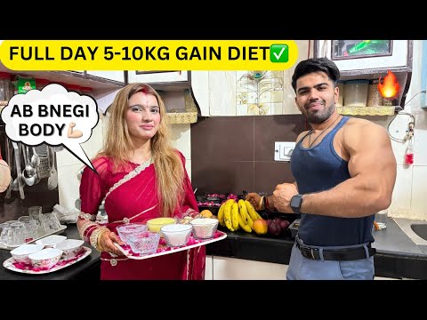 WIFE BNYGI FULL DAY GAINING DIET✅5-10KG WEIGHT GAIN DIET