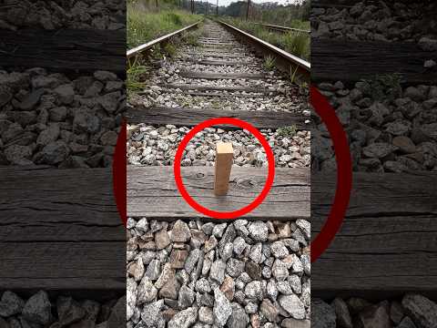 Será que uma pessoa SOBREVIVE embaixo do TREM? #shorts