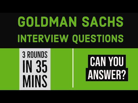 goldman sachs hirevue video interview questions
