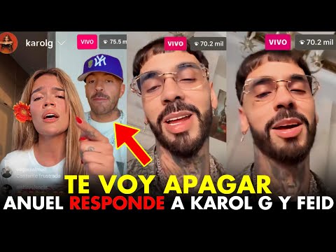 🚨UN LIO FEO! ANUEL LE RESPONDE A KAROL G Y FEID POR HUMILLARLO CON MEME DE SU ALBUM TROPICOQUETA