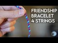 Crafting 4-String Friendship Bracelets