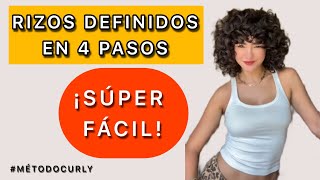 ✨ ¡Rizos sanos y hermosos con la rutina MÁS FÁCIL (solo 4 pasos)! ✨