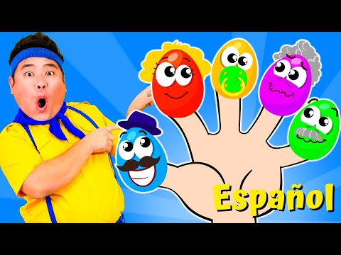 Familia de Dedos con Huevos Sorpresa + Más Canciones Infantiles | Babanana Español