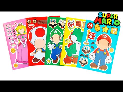 Stickers Mario Bros 🍄 ⭐🪙| Decorando stickers Rompecabezas 🤯