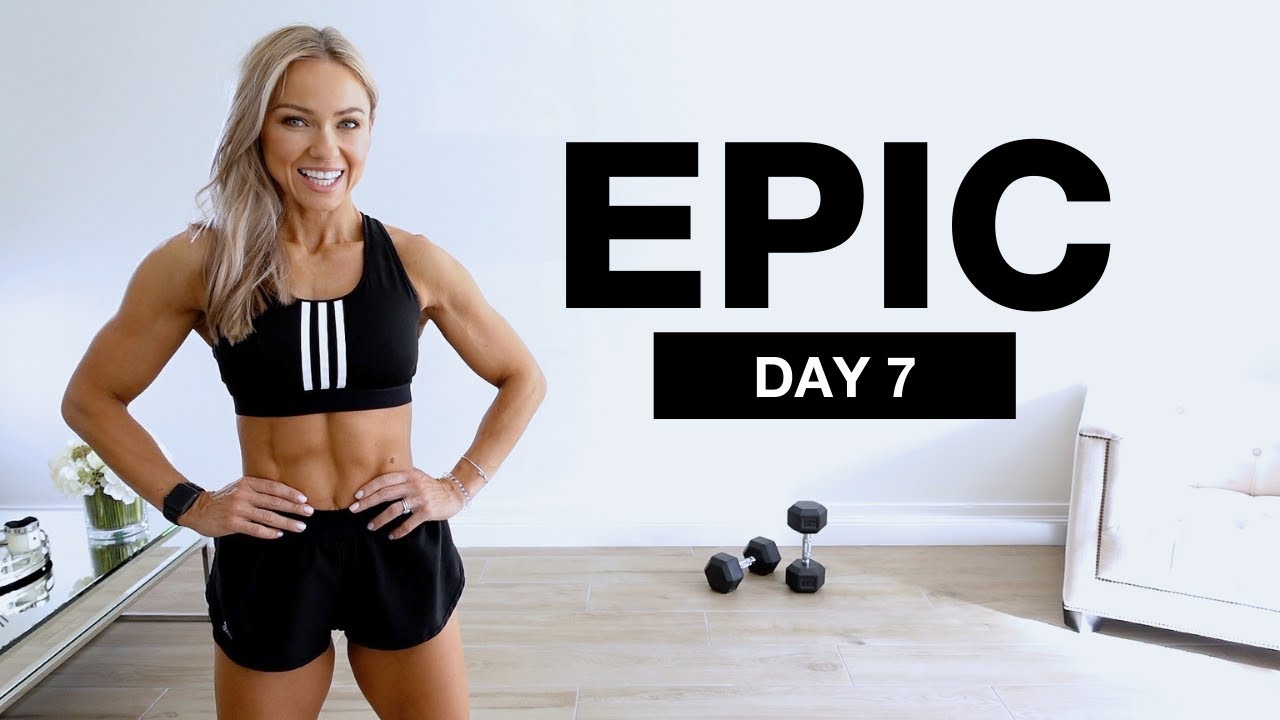 DAY 7 of EPIC - Dumbbell Lower Body Workout - 40 Min Leg Day - Caroline Girvan
