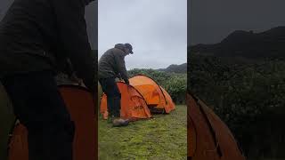 Solo Camp in Heavy Rain! #camping #raincamping #adventure