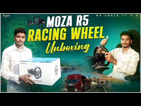 MOZA R5 Racing Wheel Unboxing And Play Games#shorts #youtubeshorts #mozar5