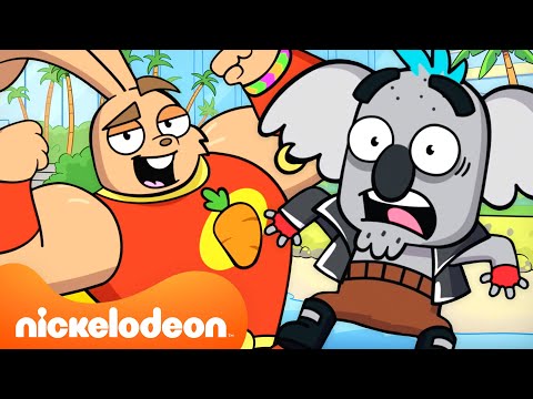 Handsome Steve Saves the Beach! 💪 | Full Scene | Super Duper Bunny League