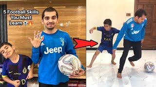 5 Football Skills You MUST Learn ⚽️🔥