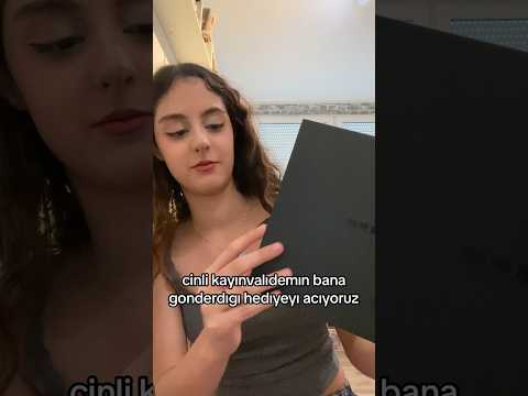 cinli kayınvalidemin bana çinden gönderdigi hediyeyi acıyoruz #shorts