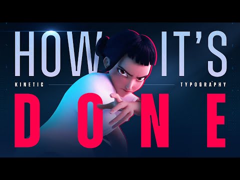 K-POP Demon Hunters - HOW IT'S DONE (모션그래픽│키네틱 타이포그래피)🎵