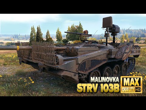 quot Strv 103B quot uses the best possible position on Malinovka World of Tanks