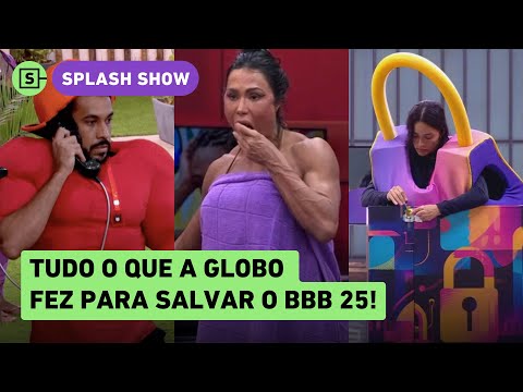 Globo tenta SALVAR BBB 25 com esculacho do Tadeu, big fone, exposed, congelamento, monstro e mais!