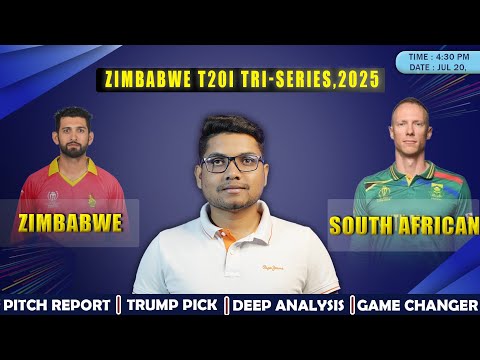 SA vs ZIM T20 Dream11 Prediction Today Match | ZIM Vs SA 2025