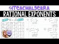 Exploring Rational Exponents and Exponential Equations