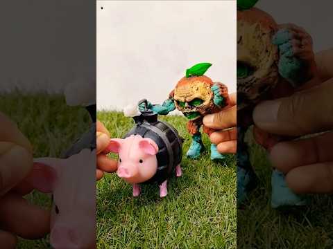 UDIN DIN DIN DUN SE TRANSFORMA EN ZOMBIE BRANROT ANIMALS #Shorts