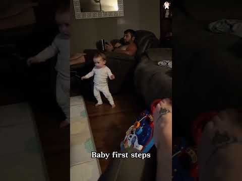 Baby first steps#foryou#baby#funny#fyp#love#usa