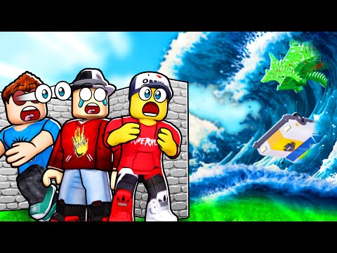 BLÍŽÍ SE EXTRÉMNÍ TSUNAMI LEVEL 100!! (roblox s @bozi a @N3roGames )