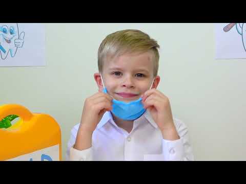Going To The Dentist | Dima pretends to play dentist