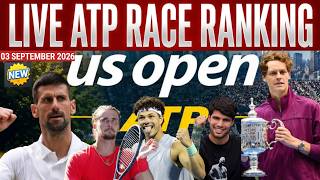 US Open 2026 Live ATP Ranking SHOCK!: Jannik Sinner Is UNSTOPPABLE & Novak Djokovic loses.