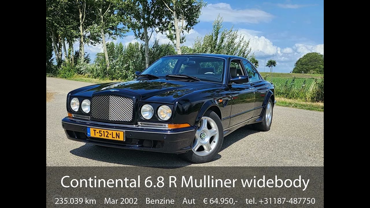 Aperçu vidéo du Bentley Continental R Mulliner (2002)