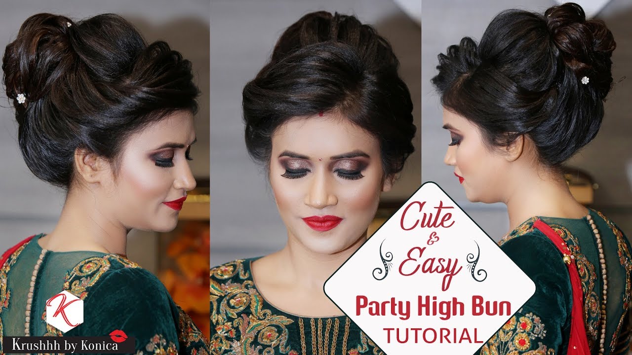 Download Thumbnail For Step By Step Updo Hair Tutorials High Bun