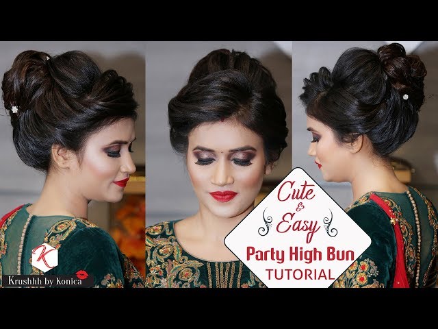 Download Thumbnail For Step By Step Updo Hair Tutorials High Bun