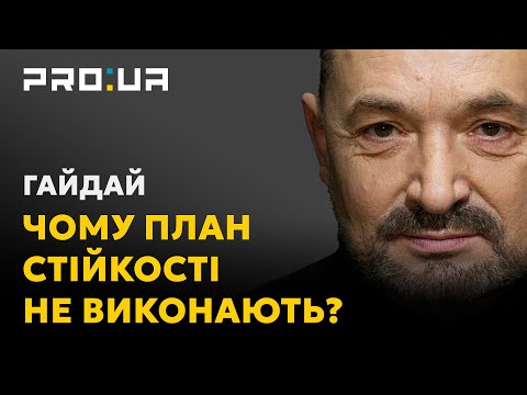 ГАЙДАЙ: План стійкості Зеленського не виконають! Це зухвала імітація або некомпетентність